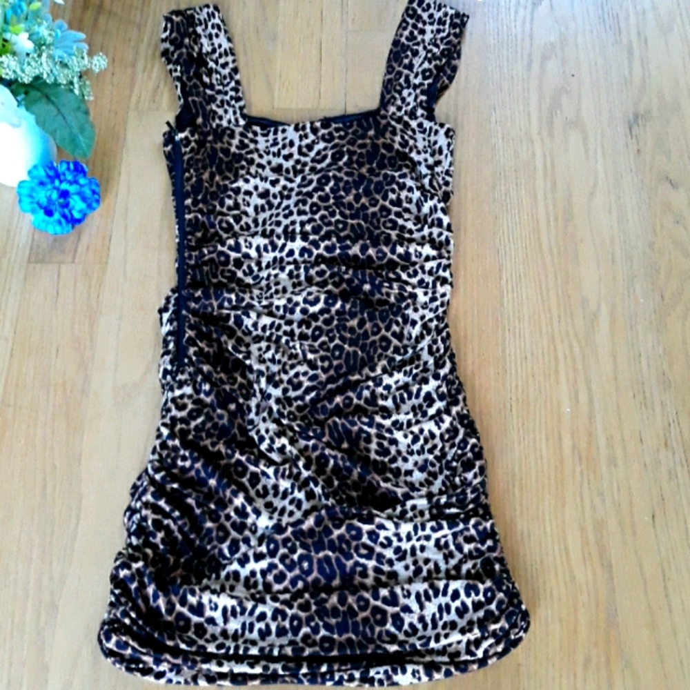 Bebe Ruched Mini Dress - Picture 5 of 8